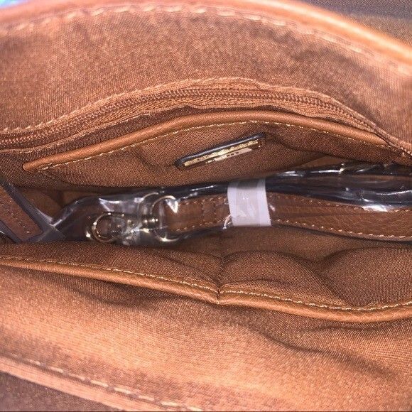 Aldo Praleng Studded Magnetic Snap Closure CrossBody Purse Bag- Brown/Cognac NWT - Picture 7 of 8